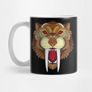 saber toothed tiger / cat Mug